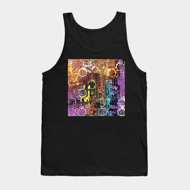 Freaking Special Abstract Painting Tank Top by KelsterLaneCreative